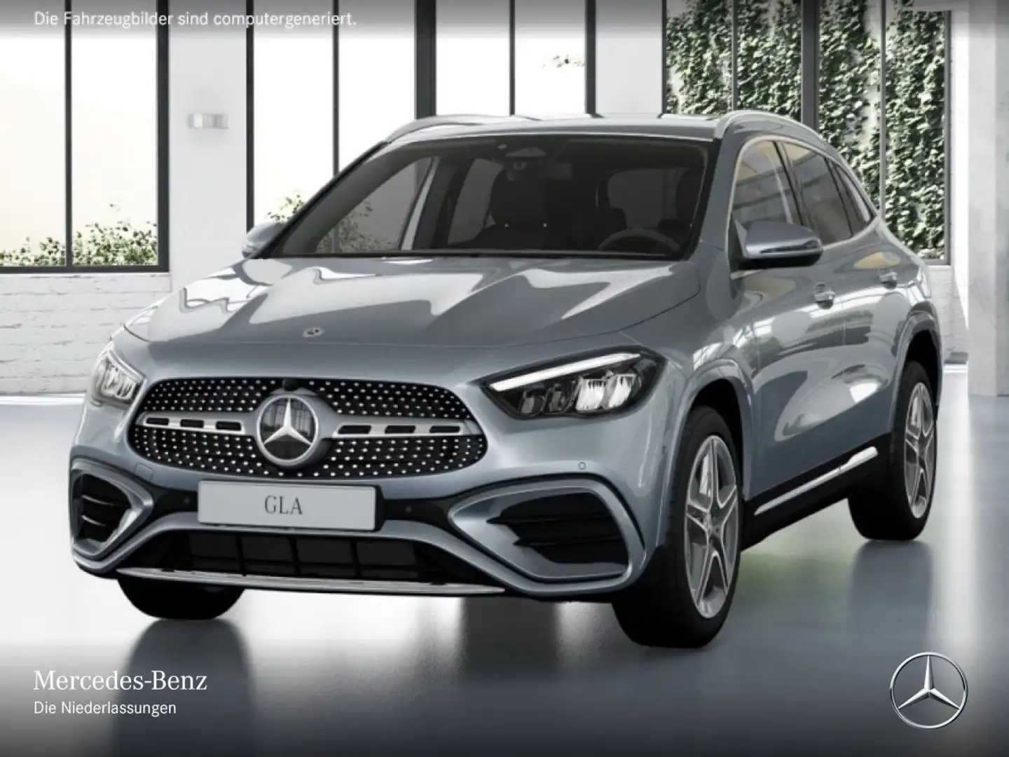 Mercedes-Benz GLA 250 e AMG+AHK+LED+KAMERA+KEYLESS+8G Silber - 2