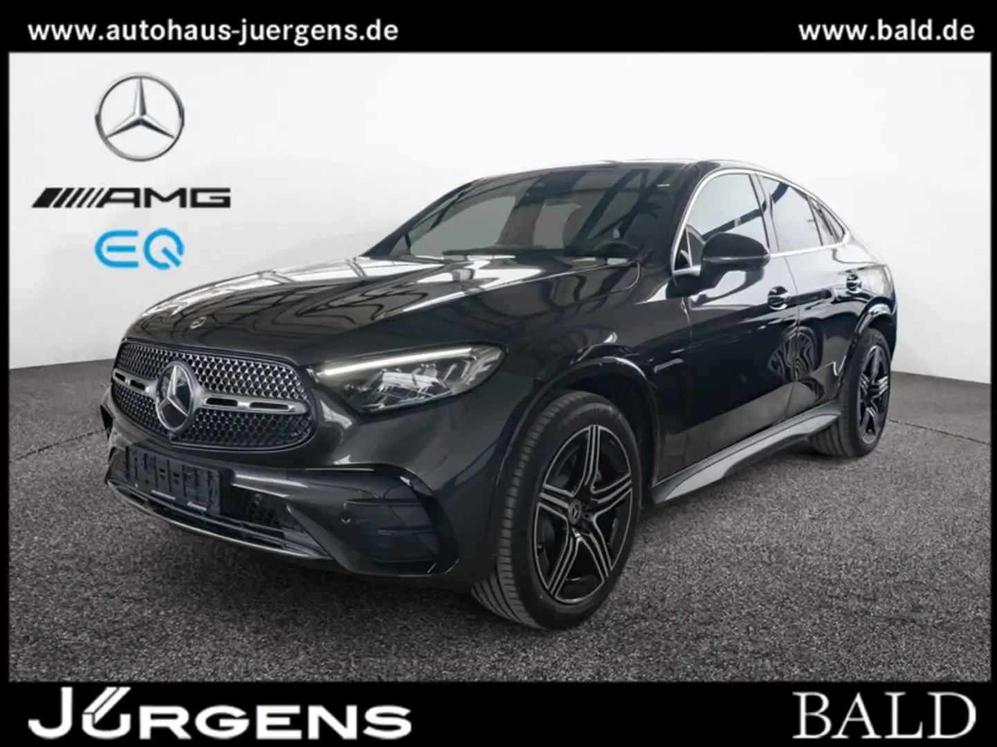 Mercedes-Benz GLC 200 4M Coupé AMG-Sport/360/Pano/AHK/Distr/20 Grau - 1