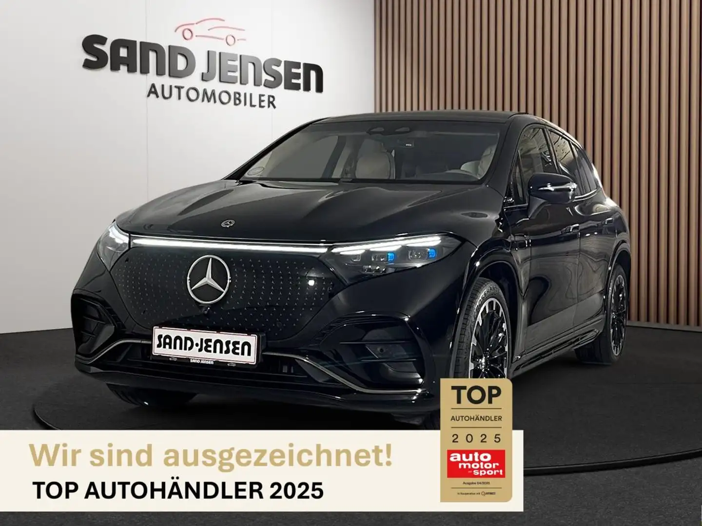 Mercedes-Benz EQS 580 SUV AMG Line 4Matic 5d Distronic LED AHK Чёрный - 1