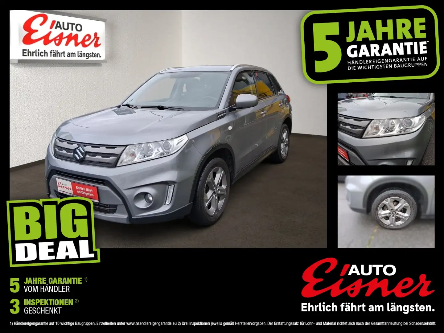 Suzuki Vitara 1.6 4WD SHINE DCT AUT. automat. Allrad!!! Gris - 1