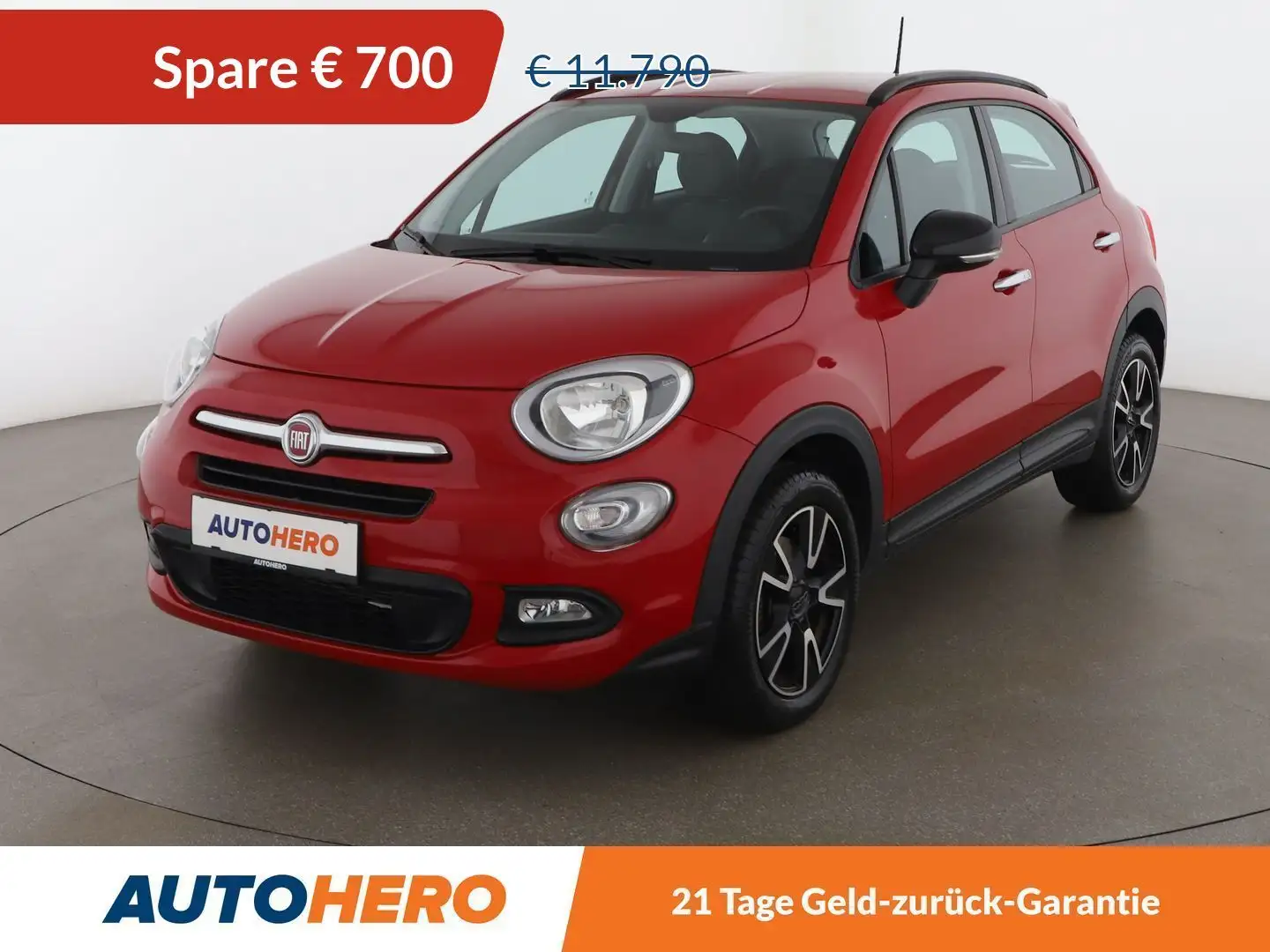 Fiat 500X 1.6 Pop Star *TEMPO*AHK*KLIMAAUT*ALU* Red - 1