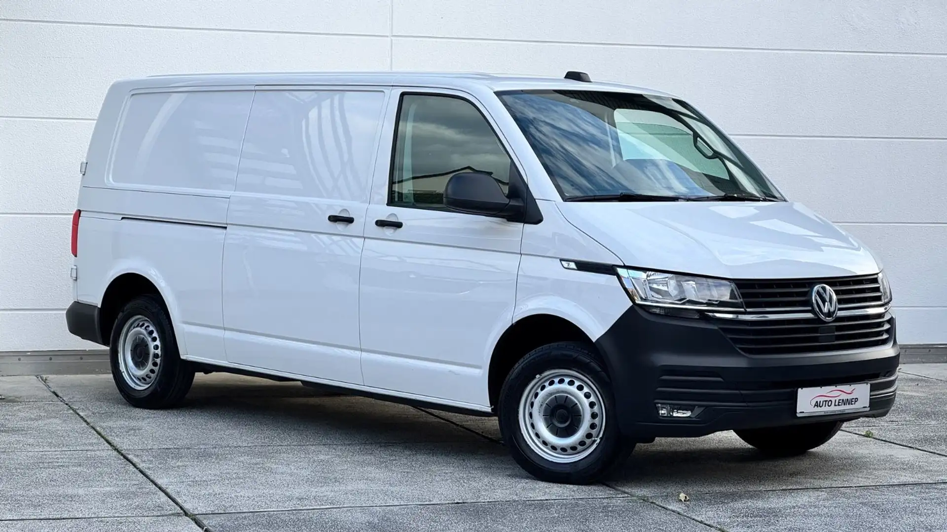 Volkswagen T6 Transporter T6.1 Lang*Kasten*1Hd*AHK*Klima*MFL*Tempomat* Blanc - 1