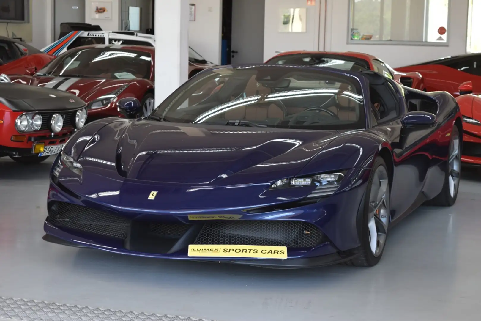 Ferrari SF90 Spider Carbon Lifting Racingsitze Albastru - 1