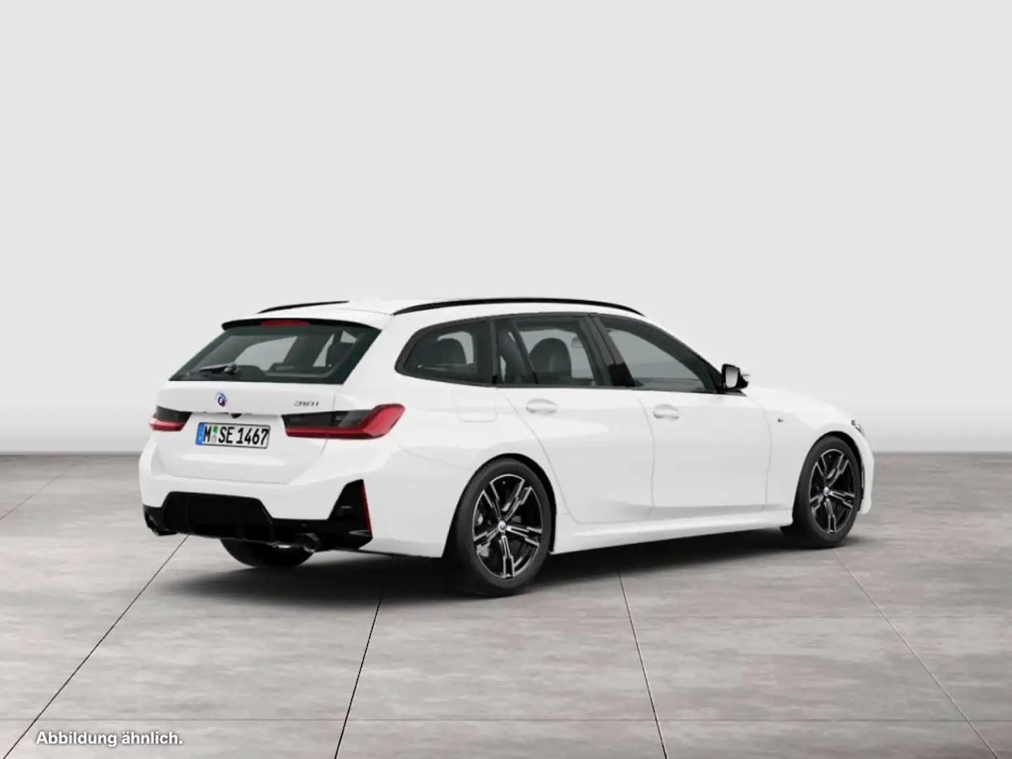 BMW 318 i Touring M Sport HUD+PANO+RFK+NAVI+LED+H&K Weiß - 2