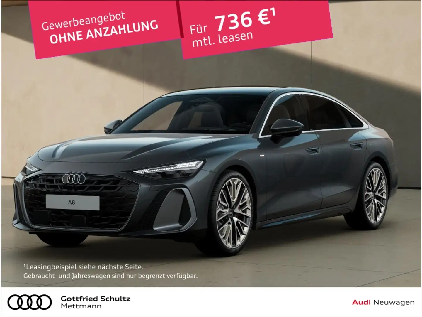 Audi A6 Limousine TFSI quattro 270 kW Stronic Grigio - 1