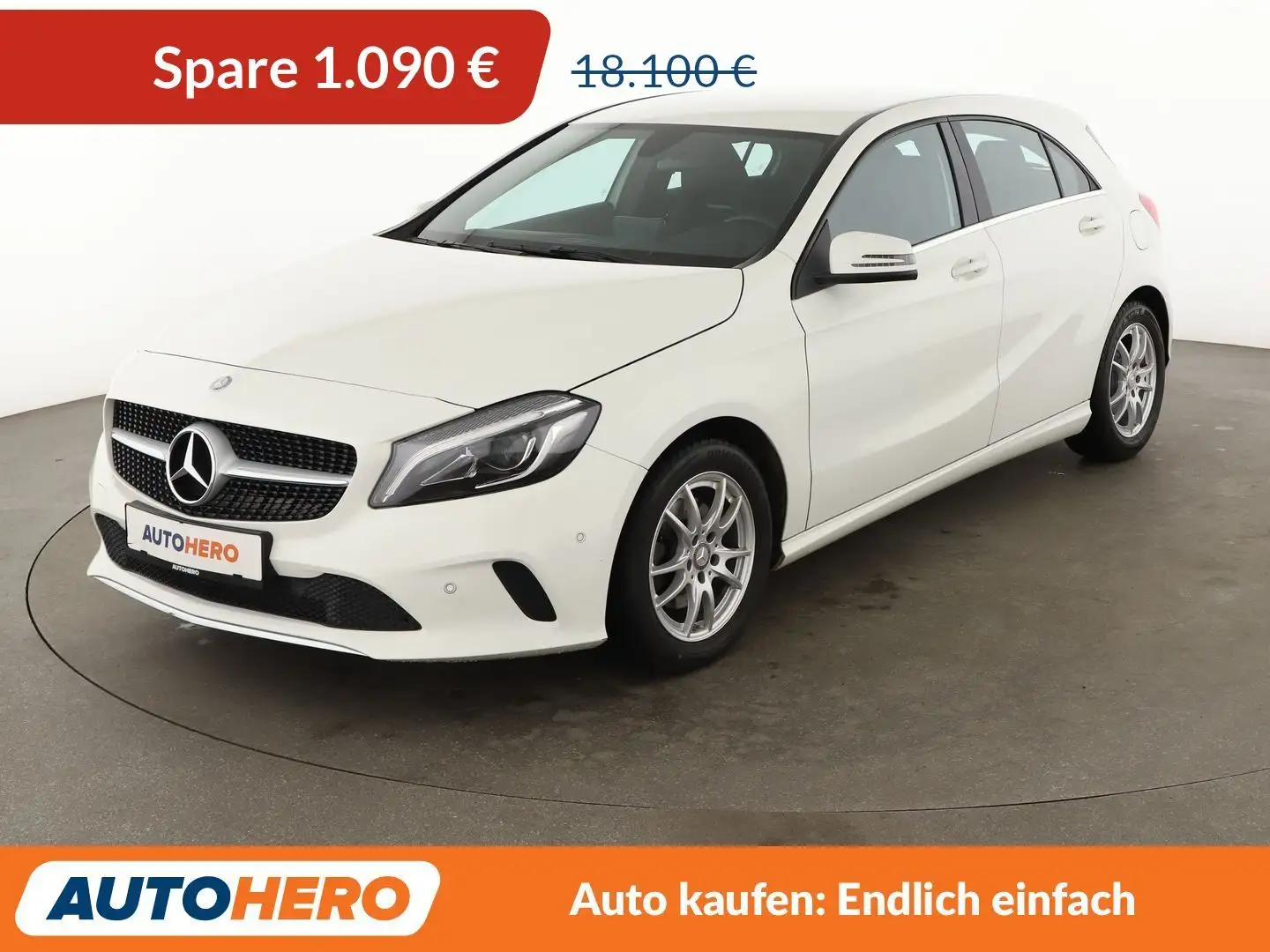 Mercedes-Benz A 160 A 160 Urban Aut.*LED*TEMPO*PDC* Blanc - 1