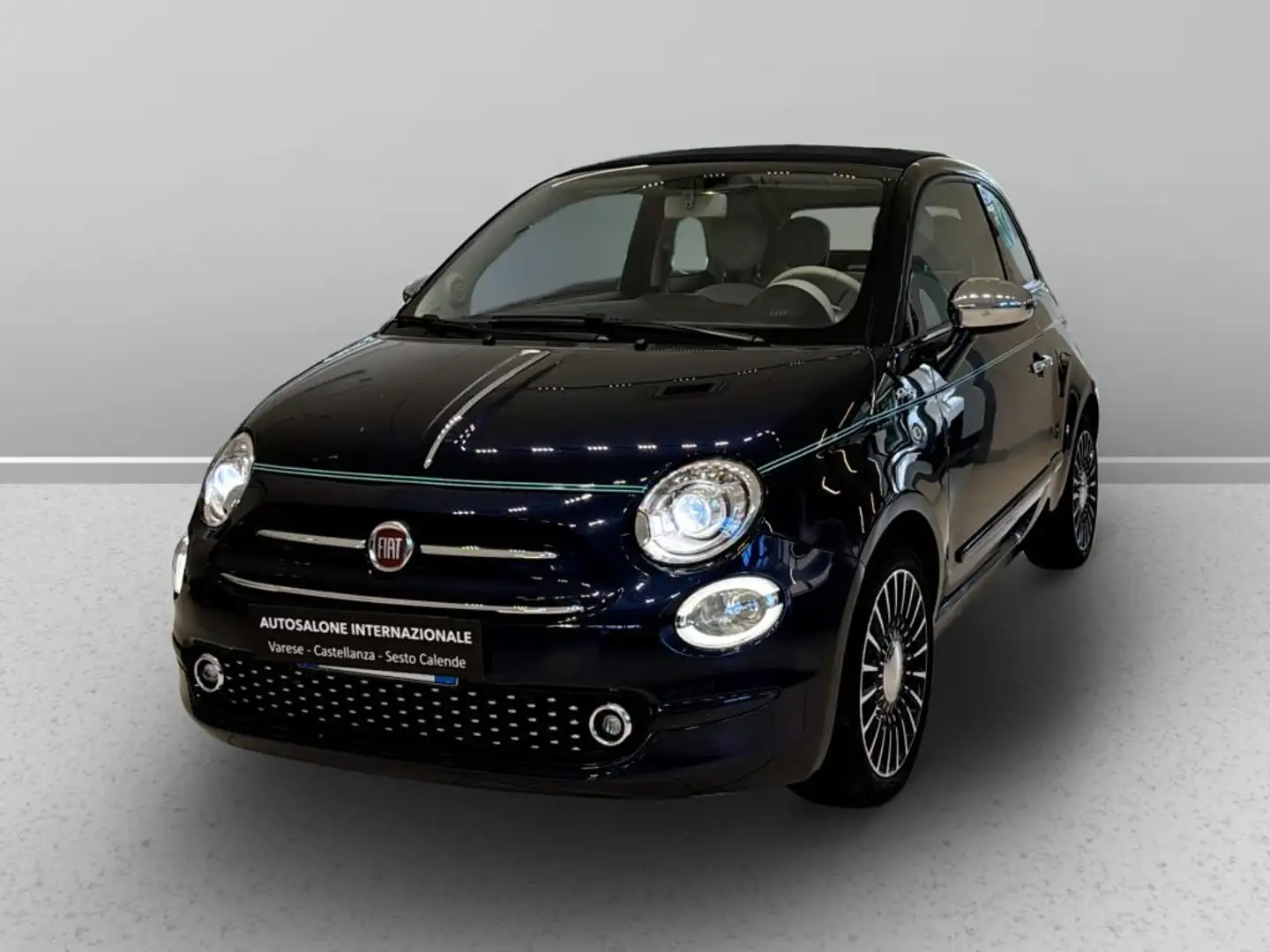 Fiat 500 1.3 mjt Riva 95cv Blauw - 1