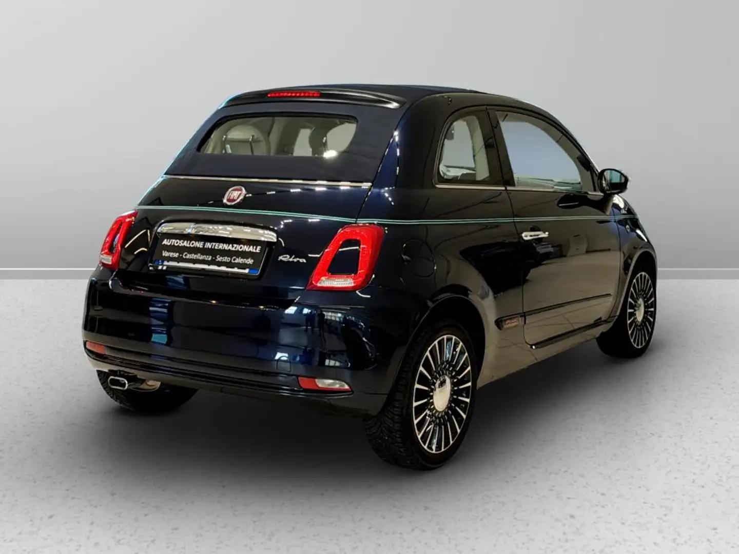 Fiat 500 1.3 mjt Riva 95cv Blauw - 2