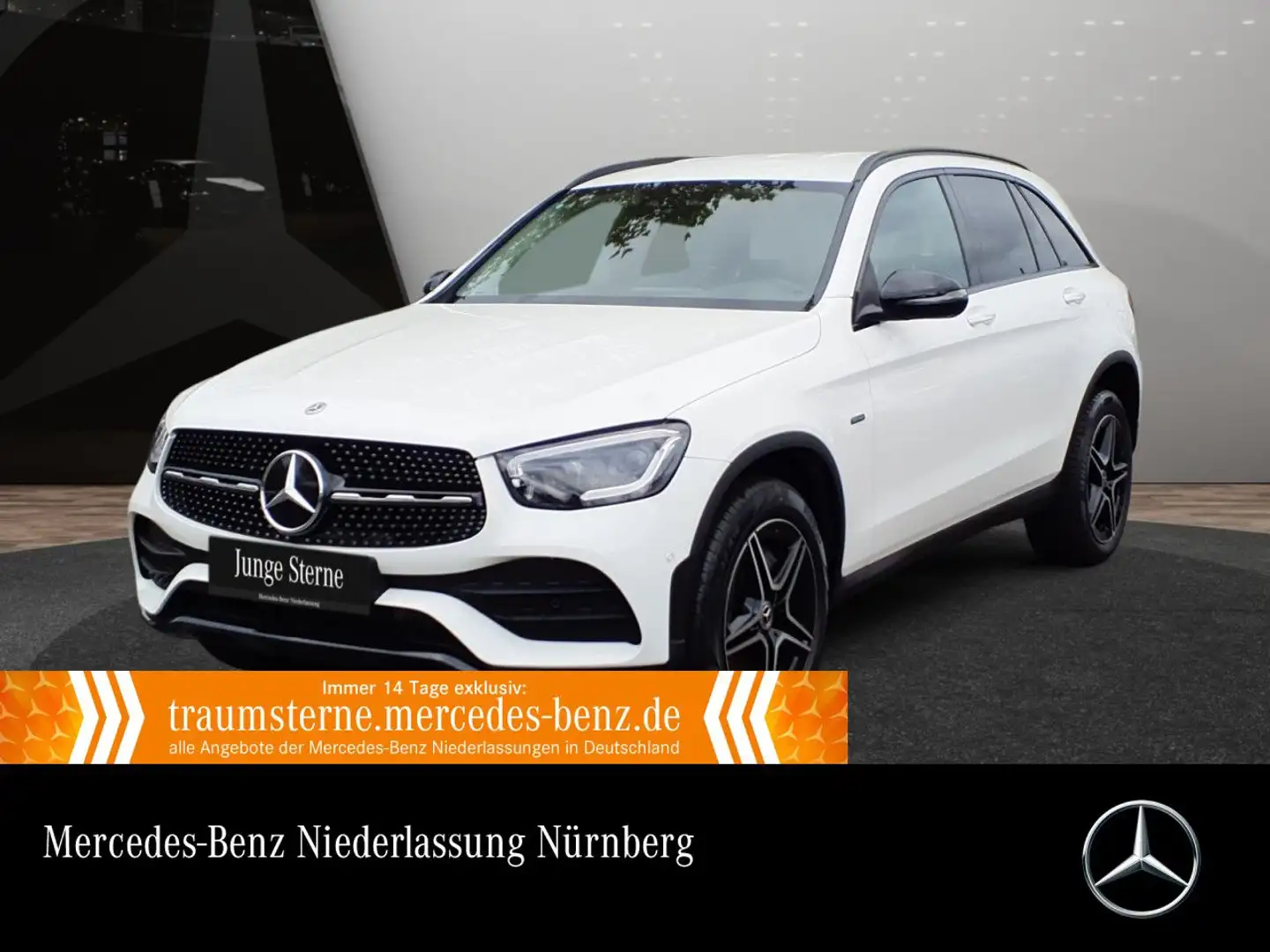 Mercedes-Benz GLC 300 e 4M AMG+NIGHT+MULTIBEAM+BURMESTER+KAMERA Weiß - 1