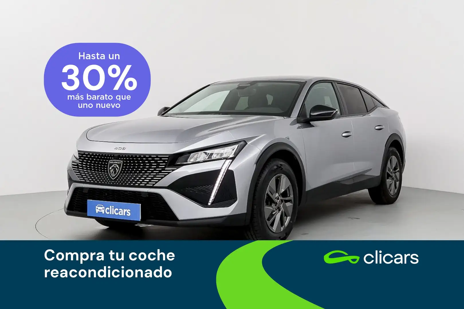 Peugeot 408 PureTech 130 Allure EAT8 Argent - 1