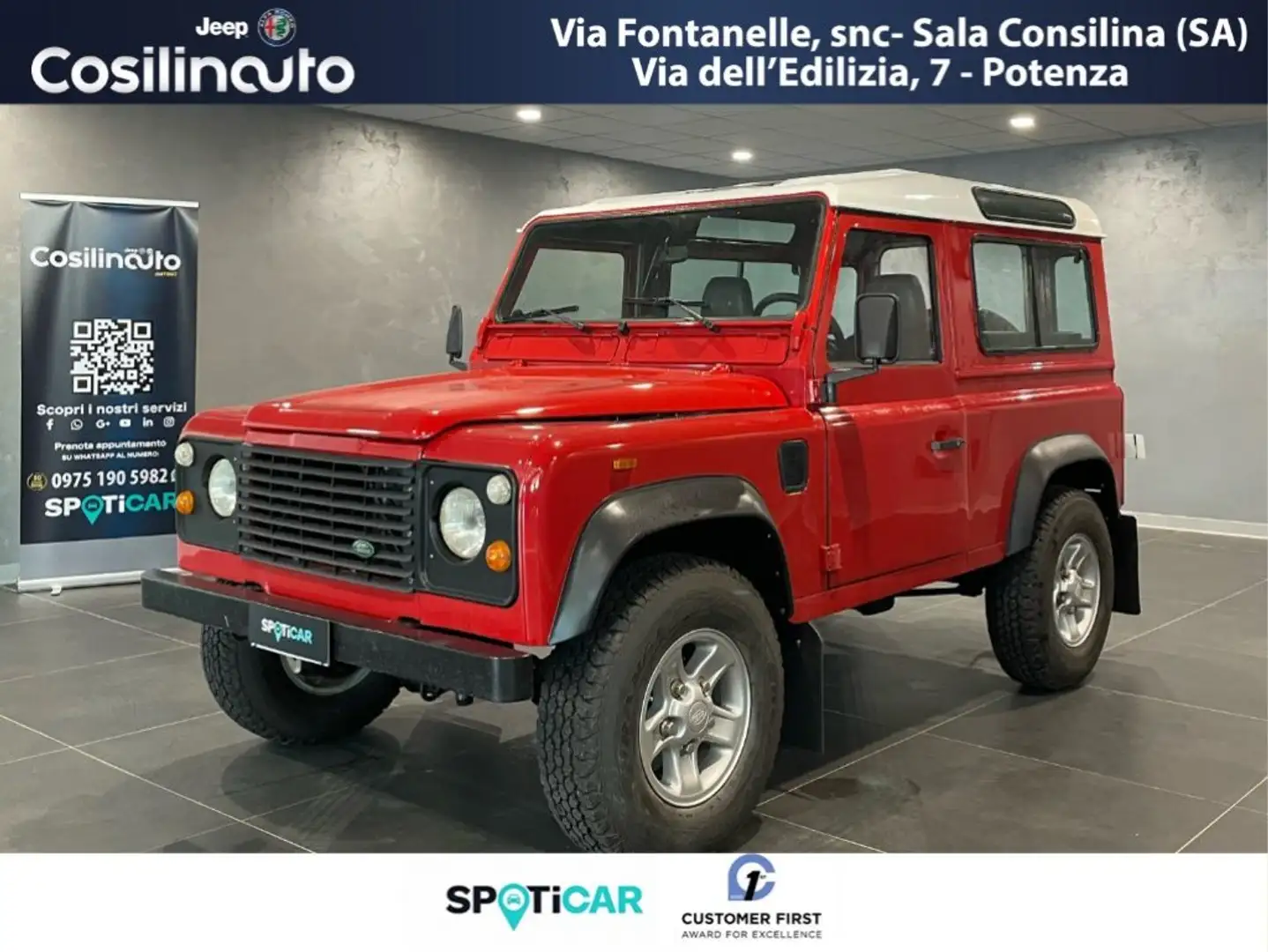 Land Rover Defender LD 90 2.5 Tdi 110 CV HTC Turbo II Kırmızı - 1