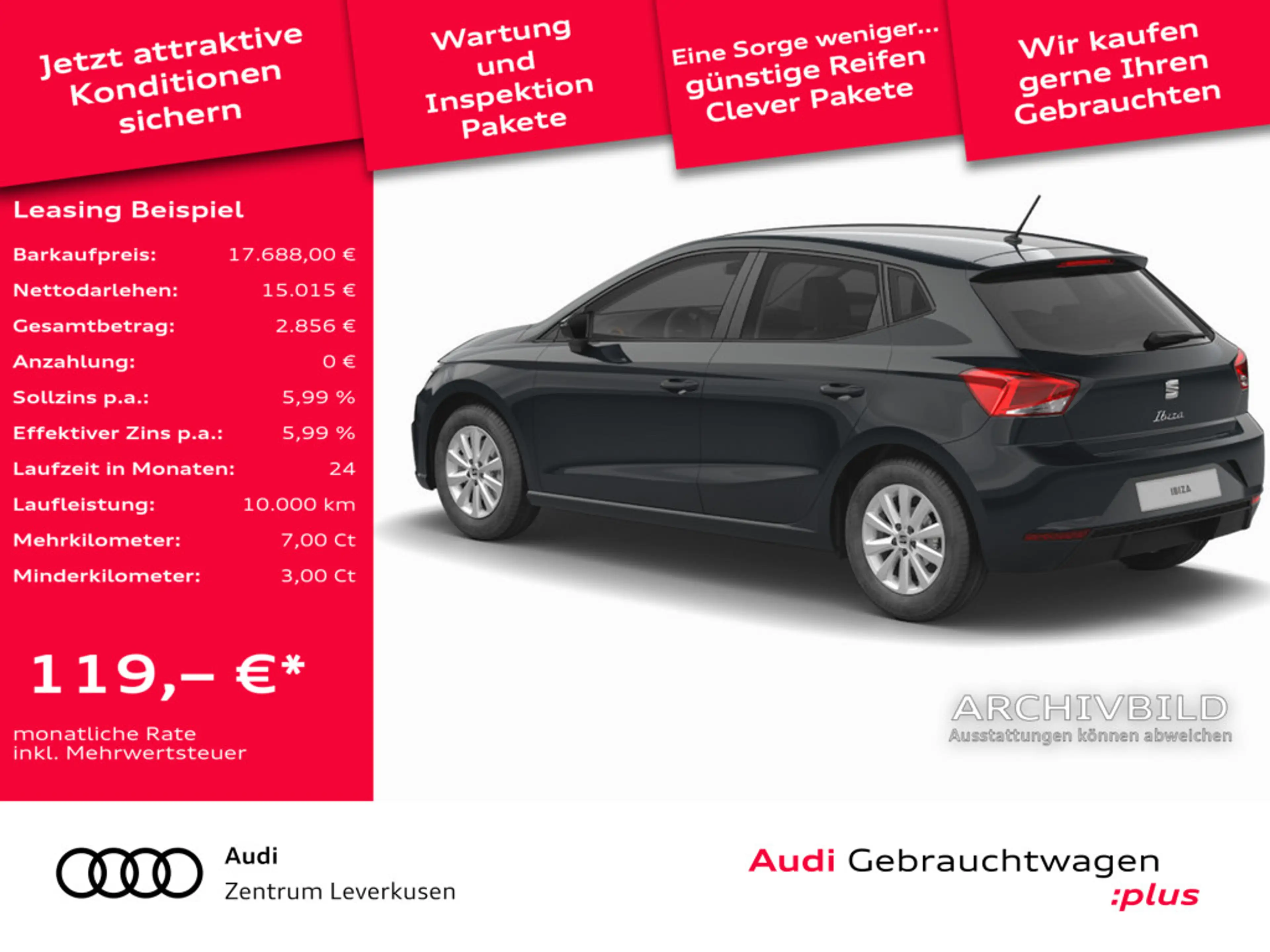 SEAT Ibiza Road Edition NAVI LED PDC KLIMA — photo 2
