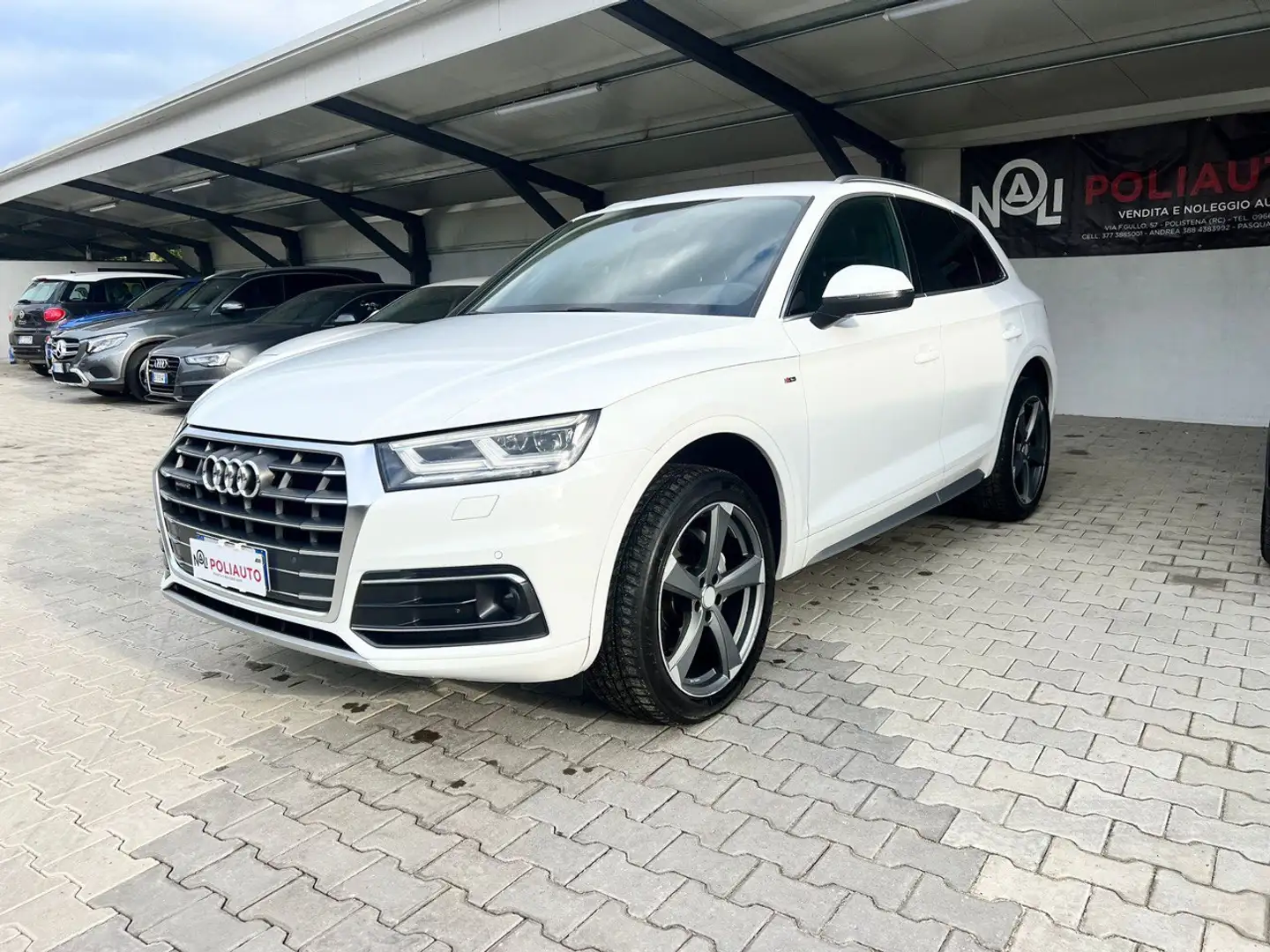 Audi Q5 Q5 2.0 TDI 190CV Quattro Stronic Sline plus Bianco - 2