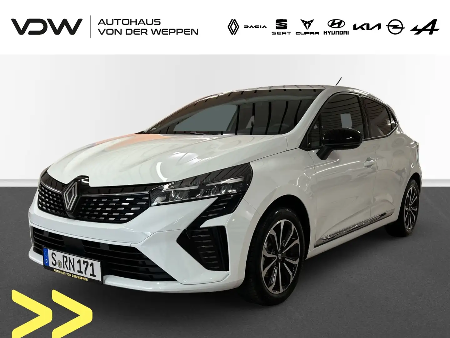 Renault Clio V Techno E-Tech Fullhybrid 145 Klima Weiß - 1