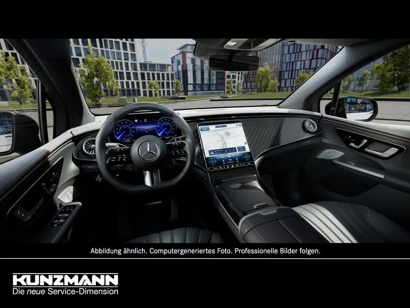 Mercedes-Benz EQE SUV EQE 350+ SUV AMG Night Panorama Distronic AHK Grau - 2