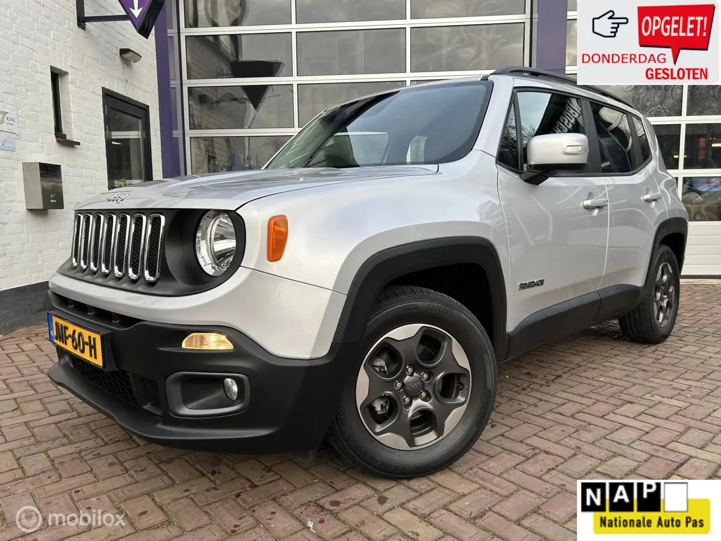 Jeep Renegade 1.4 AUTOMAAT Limited * AIRCO * NAVIGATIE * Grau - 1