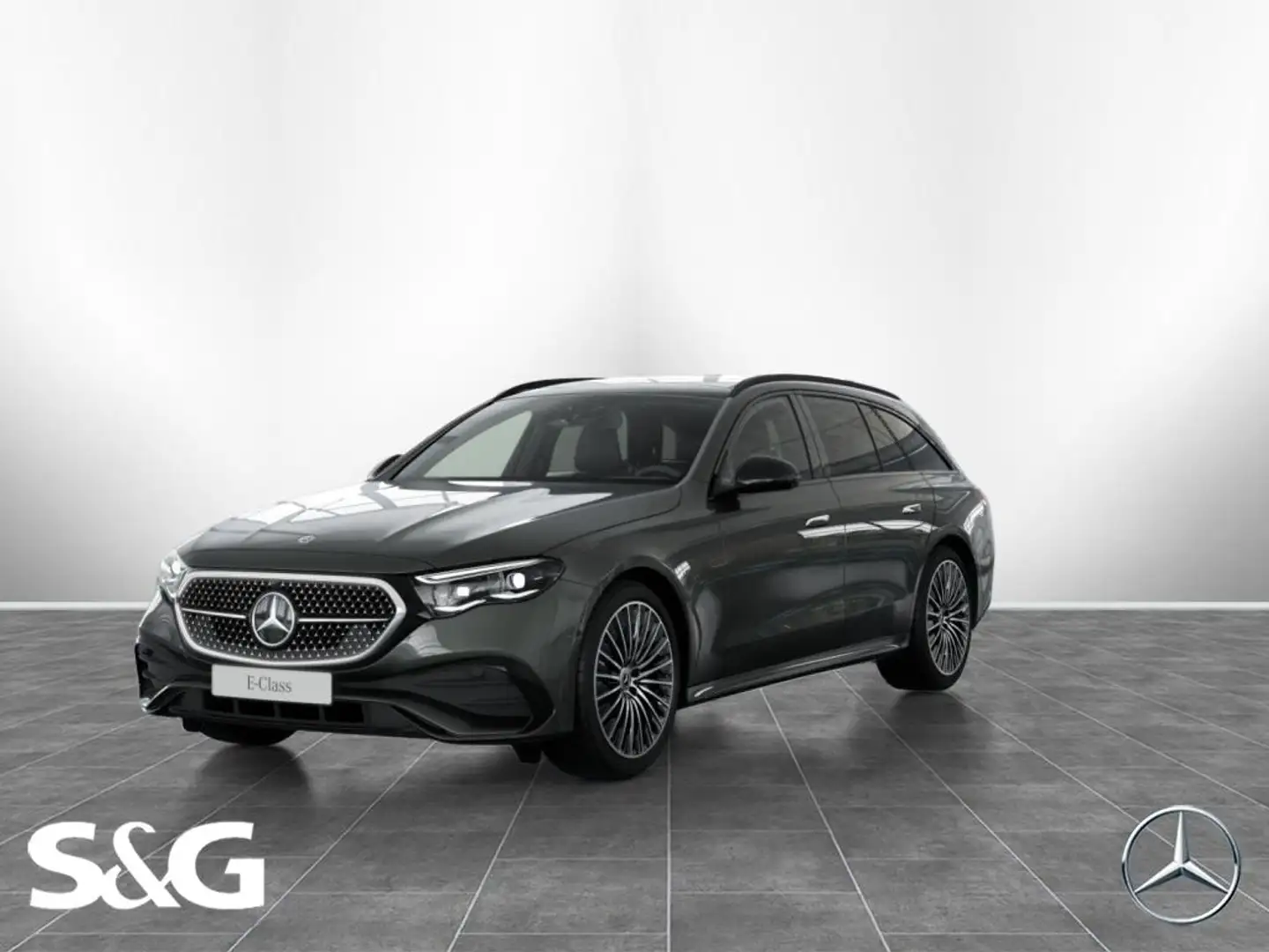 Mercedes-Benz E 220 d T AMG MBUX+360°+DIG-LED+Pano+AHK+Distron Grau - 1