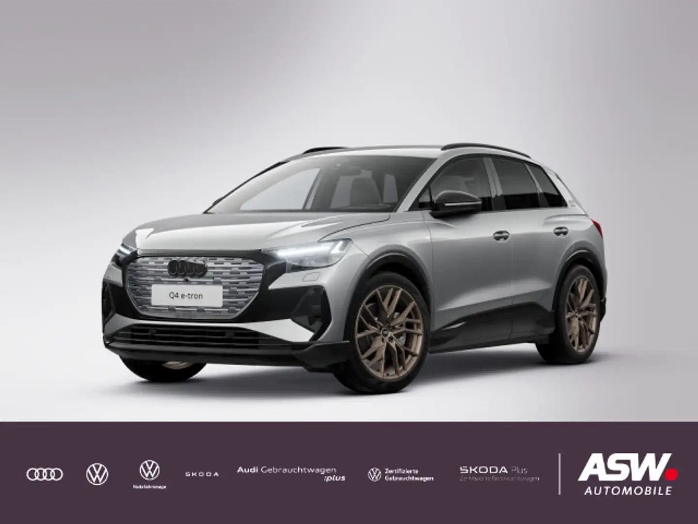 Audi Q4 e-tron 50 e-tron S line quattr Matrix Navi RFK SONOS Grau - 1