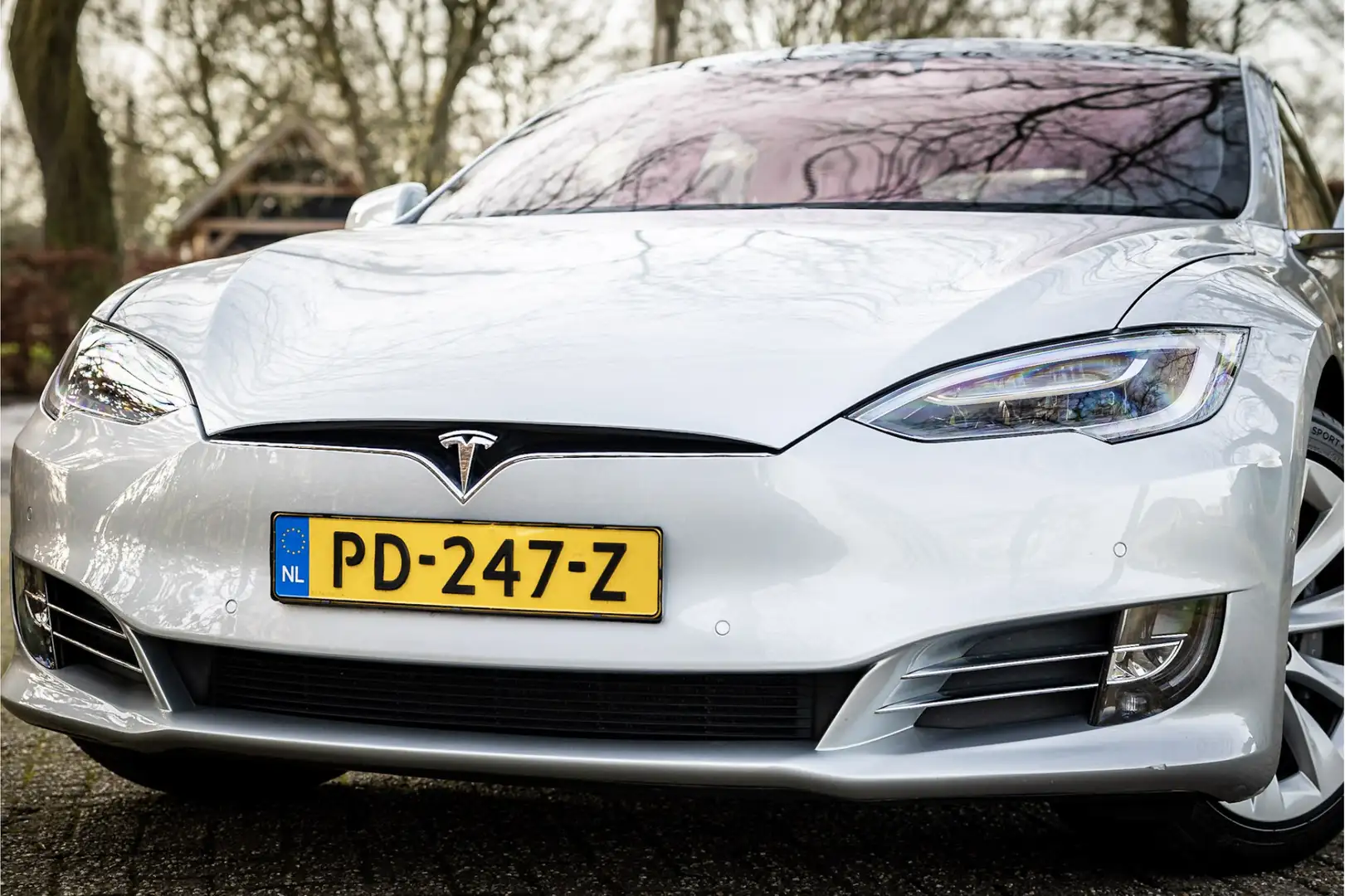 Tesla Model S 100D Carbon Enhanced Autopilot Panorama Grijs - 2
