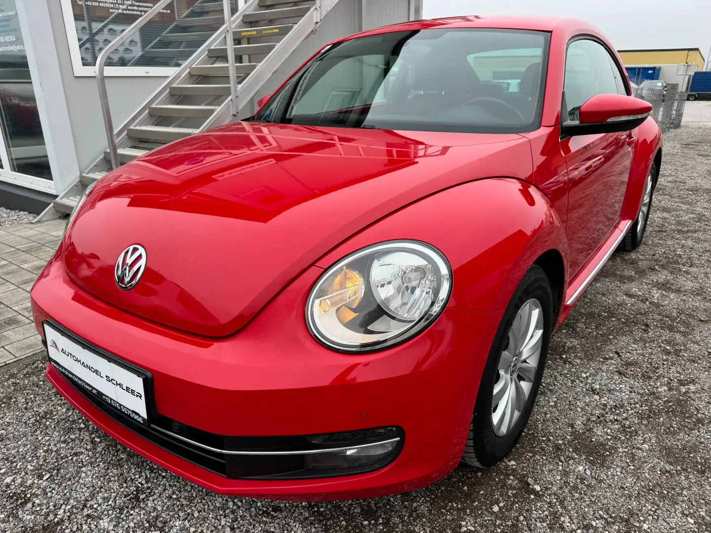 Volkswagen Beetle 1.2 TSI Design_NAVI_Tempomat_Klimaautomatik Rot - 1