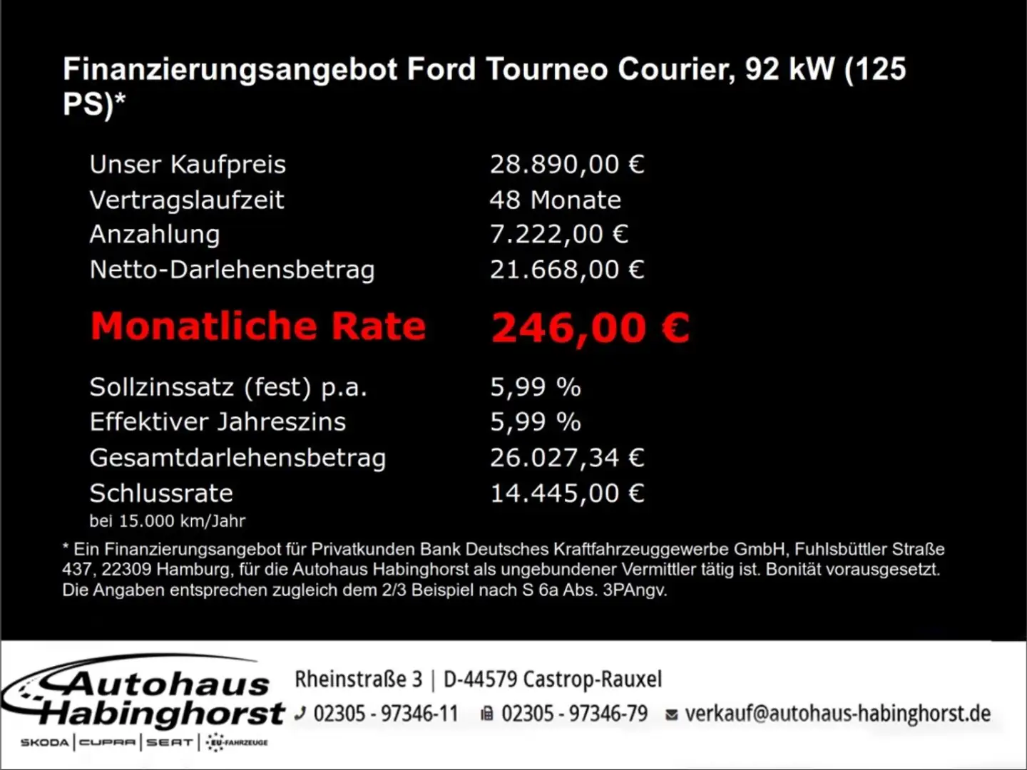 Ford Tourneo Courier 1.0 EcoBoost Active ACC LED Navi Klima Shz LM Grün - 2