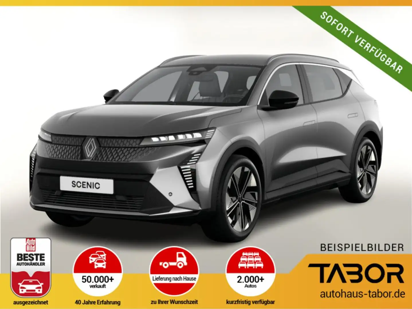 Renault Scenic E-TECH Techno 220 Long Range el Heckkl Grau - 1