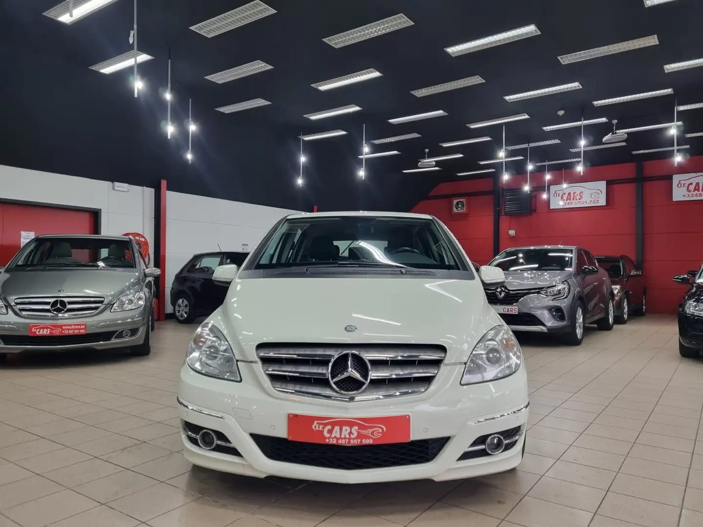 Mercedes-Benz B 200 CDI**NAVIGATIE**LEDER**ALU-VELGEN*PARKEER SENSOREN Blanco - 2
