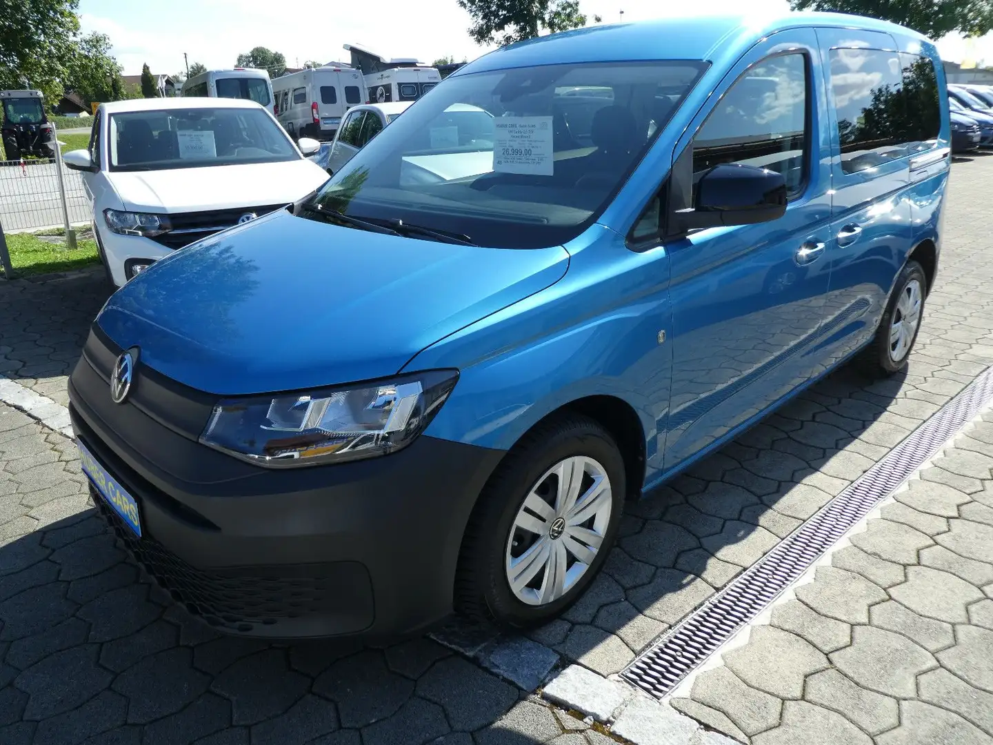 Volkswagen Caddy 2,0 TDI Klima+SHZ+PDC+Tempomat Blau - 2