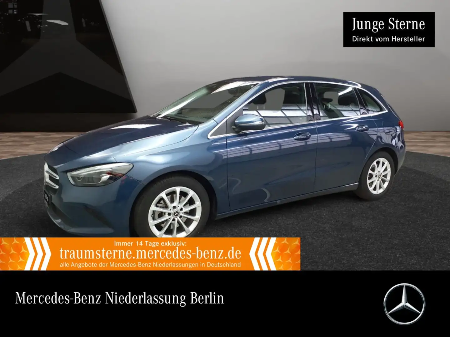 Mercedes-Benz B 200 PROGRESSIVE+MULTIBEAM+STHZG+KAMERA+SITZKLIMA Bleu - 1