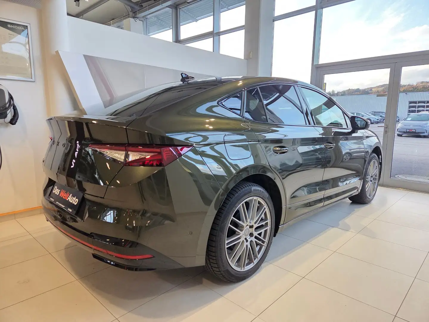 Skoda Enyaq Coupé RS Grün - 2