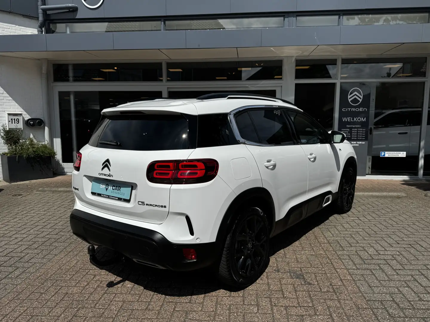 Citroen C5 Aircross Hybrid 225 Shine Trekhaak | Elektr. Schuif Kanteld Wit - 2