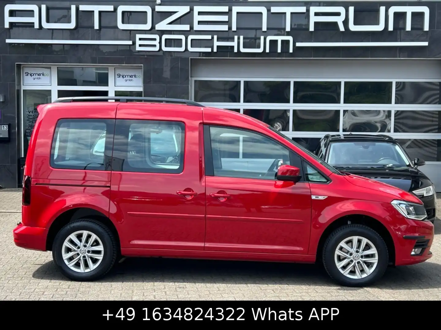 Volkswagen Caddy Comfortline TGI 1.Hand ACC ERDGAS VOM WERK Rot - 2
