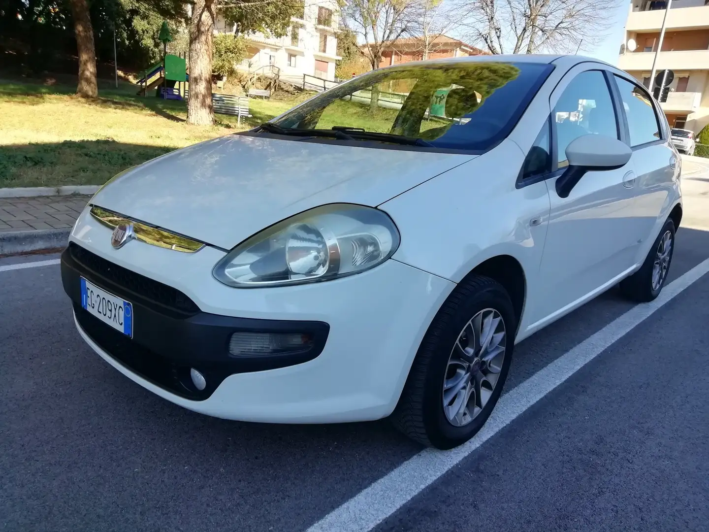 Fiat Punto Evo Punto Evo 5p 1.4 natural power Dynamic 70cv Bianco - 1