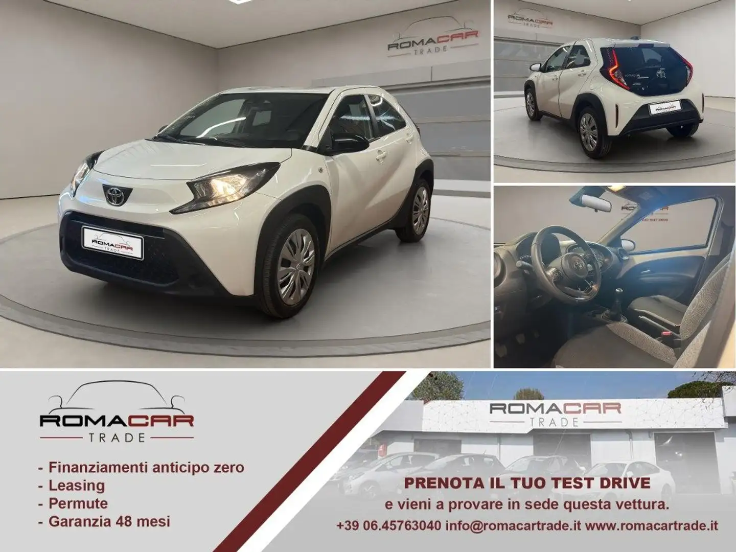 Toyota Aygo X 1.0 VVT-i 72 CV 5 porte Active Bianco - 1