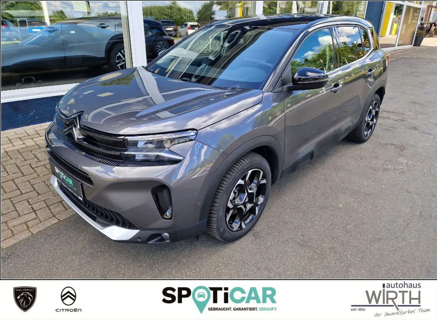 Citroen C5 Aircross 130 S&S FEEL PACK AHK+ACC+LED+SITZHZG.+KAMERA Grau - 1