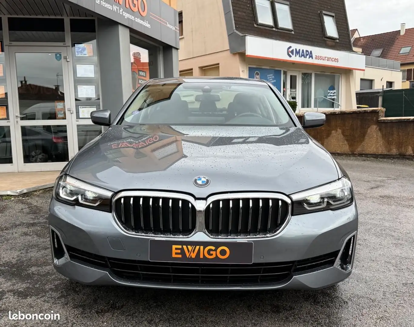BMW 520 serie 2.0 520 i 185 ch mhev hybrid luxury line Gris - 2