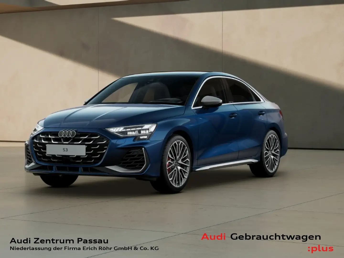 Audi S3 Limousine TFSI S tro. MATRIX PANO HEAD-UP virt. Co Blauw - 1