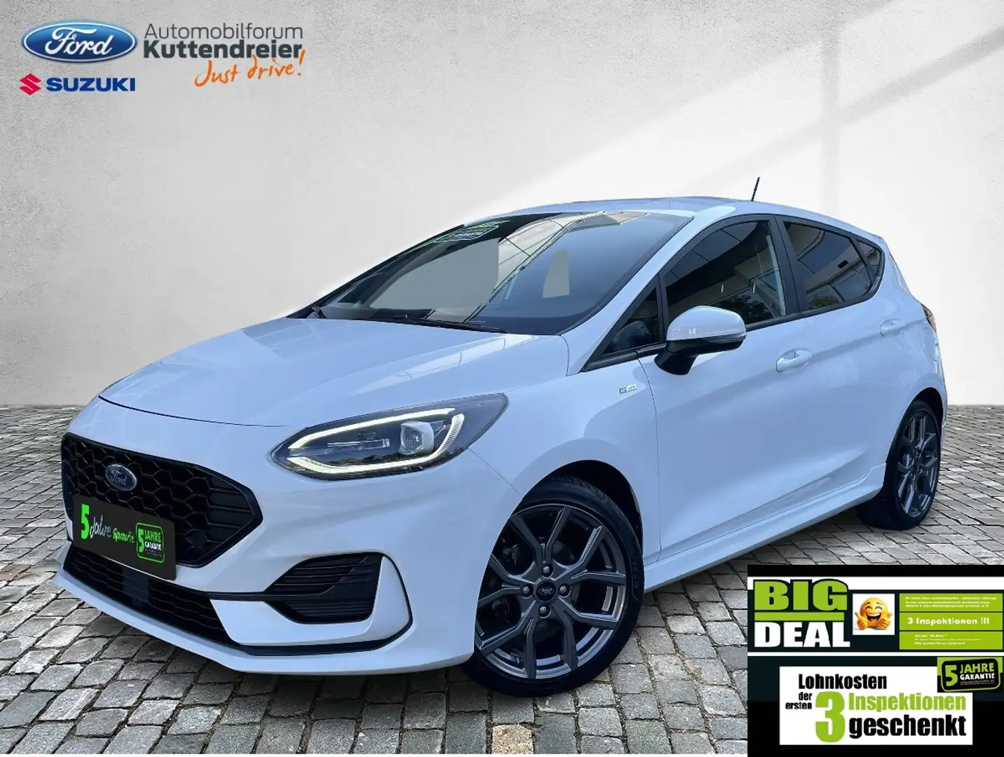 Ford Fiesta ST-Line X Navi Kamera ACC LED Lenkr.Sitzh. Weiß - 2