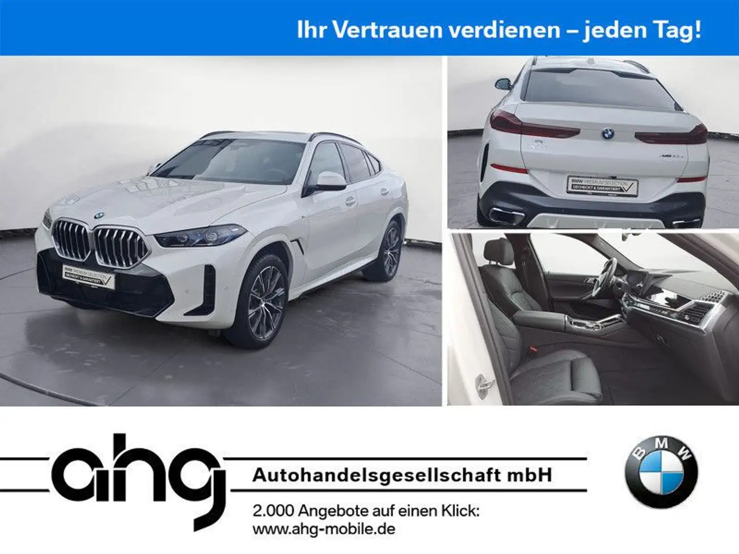 BMW X6 M X6 xDrive30d M Sport Innovationsp. Komfortsitze Weiß - 1