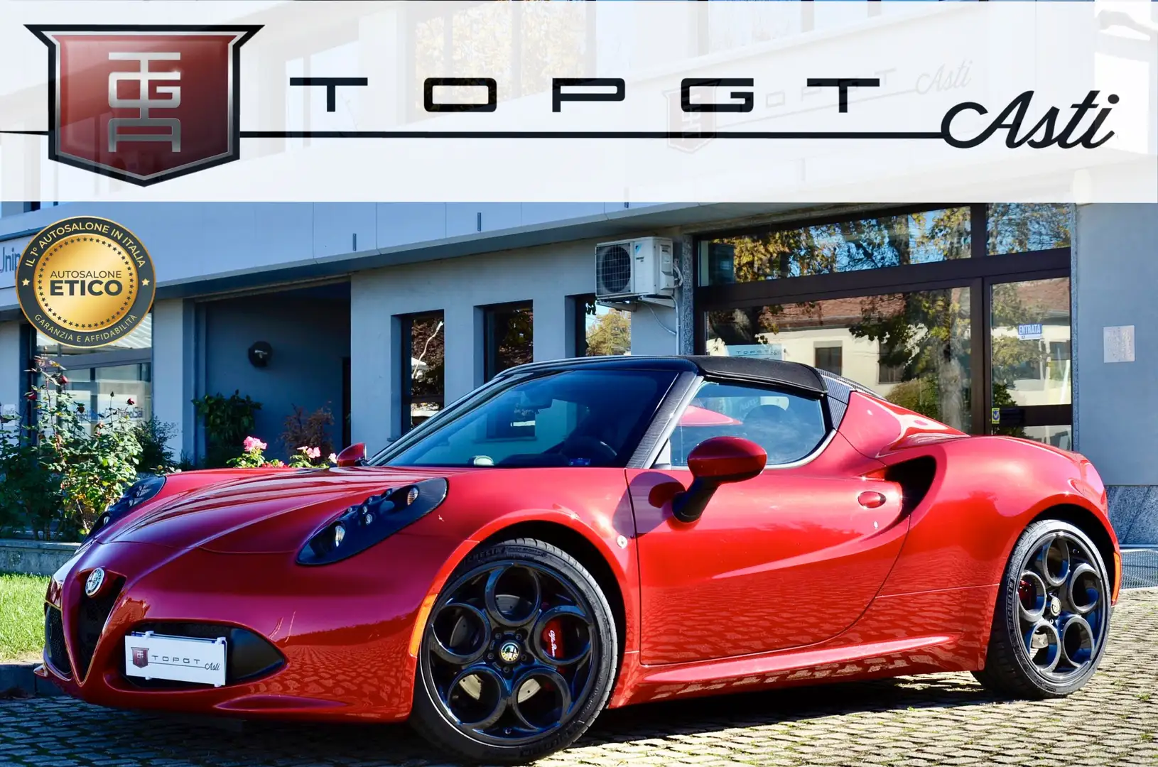 Alfa Romeo 4C Spider 1750 tbi 240cv tct ROSSO COMPETIZIONE Rosso - 1