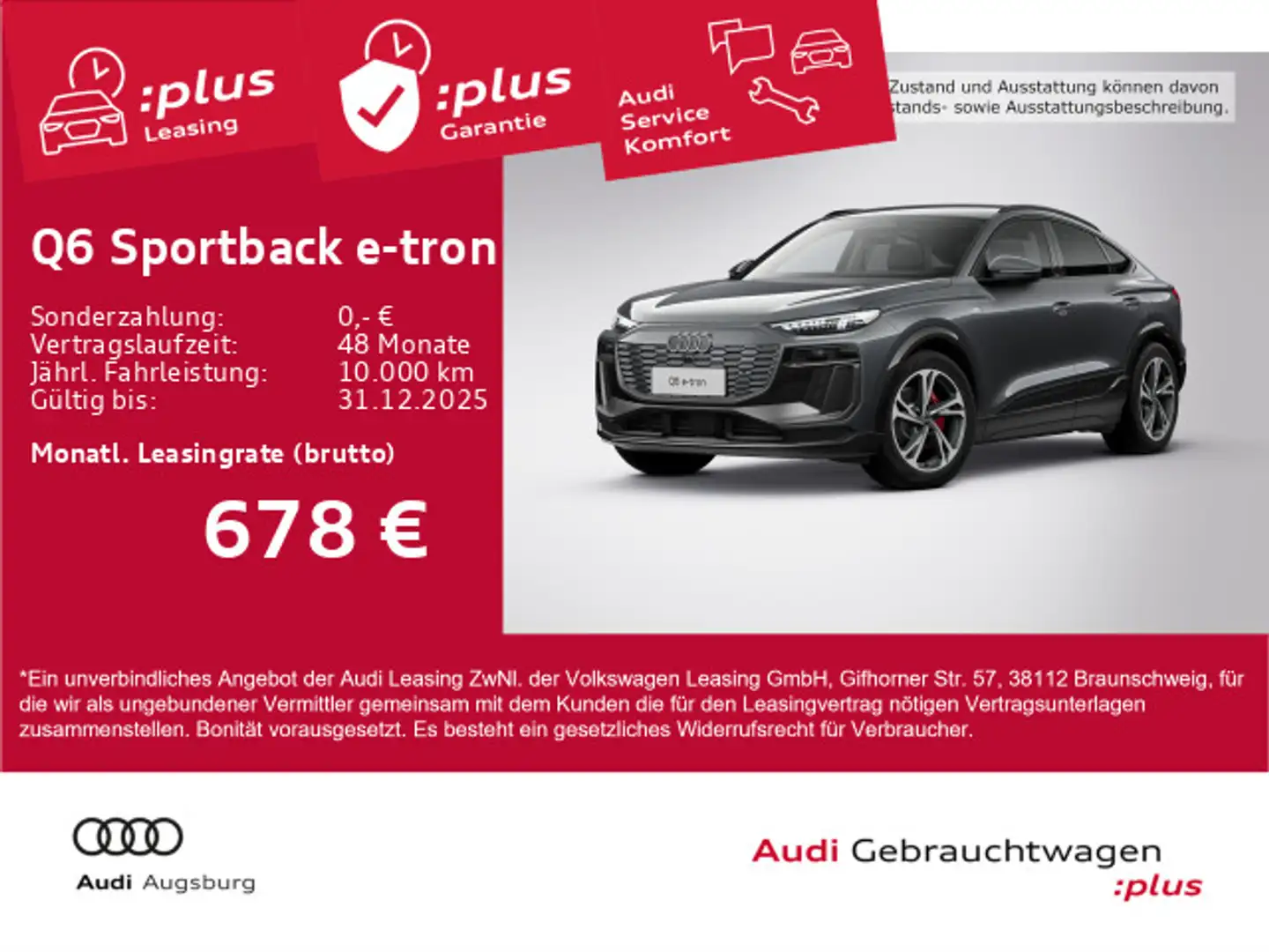 Audi Q6 e-tron perf.*AHK*ACC*Wärmep.*8fach Gris - 1