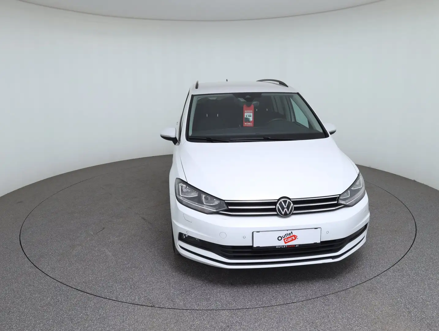 Volkswagen Touran Comfortline TDI DSG Weiß - 2