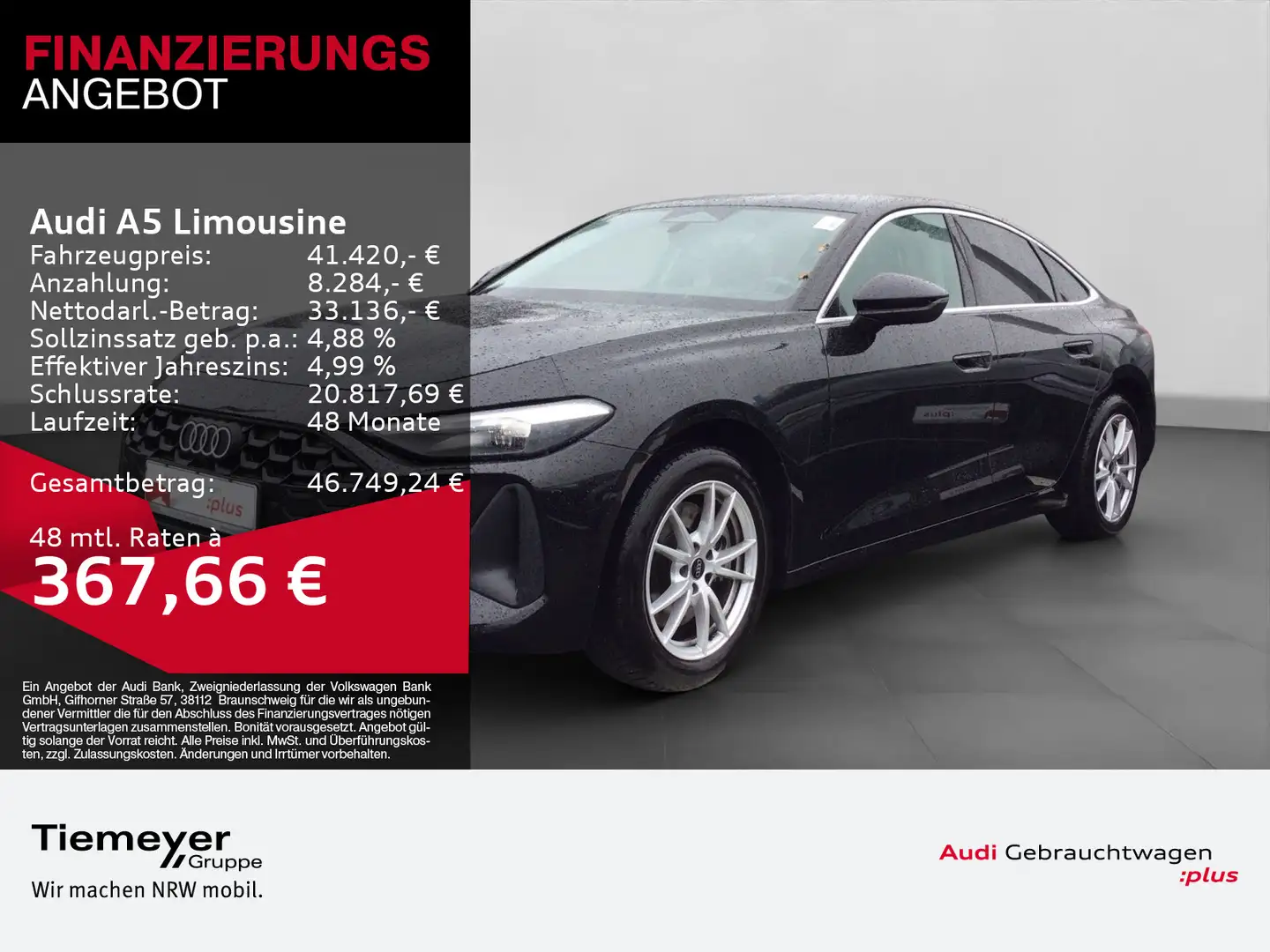 Audi A5 A5 Limo TDI LM18 KAMERA LEDER SITZH Schwarz - 1