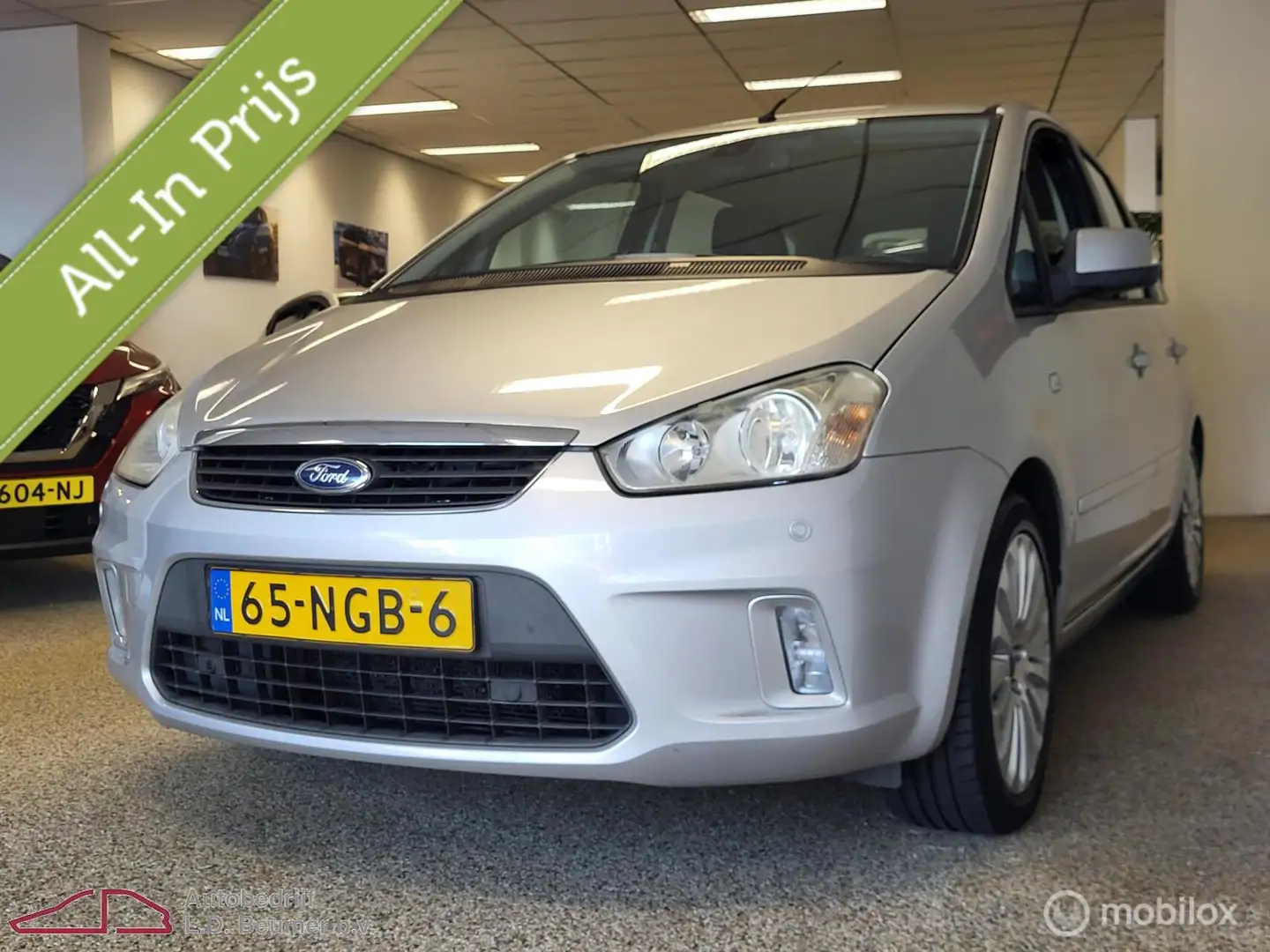 Ford C-Max 1.8-16V Titanium *NL, TRKHK, NAVI, RIJKLAARPRIJS!* Gris - 1