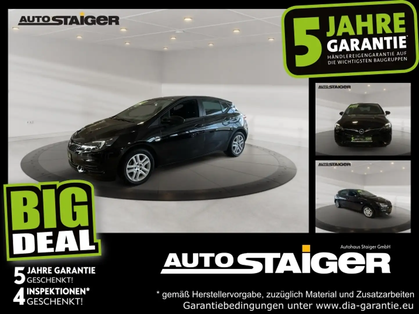Opel Astra K 1.2 Turbo Edition Sitz+Lenkradheizung Zwart - 1