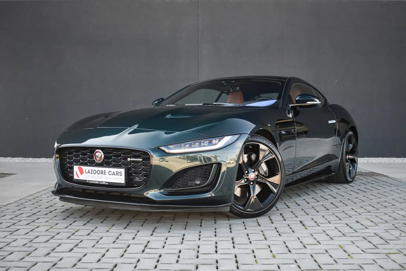 Jaguar F-Type Coupe 2.0 i4 P300 - British Racing Green x Cognac Vert - 1