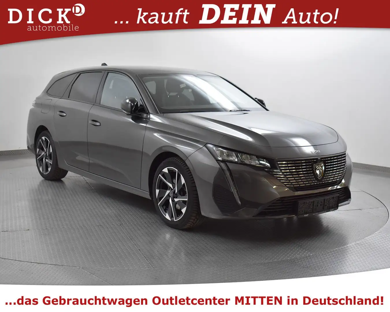 Peugeot 308 SW 1.5d Allure Pack VIRTU+360+NAVI+LEDER+LED Grau - 1