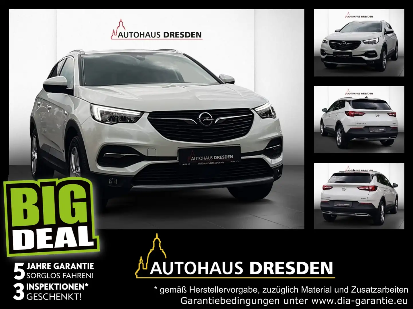 Opel Grandland X 1.6 Turbo PHEV *LED*DAB*NAVI Bianco - 1