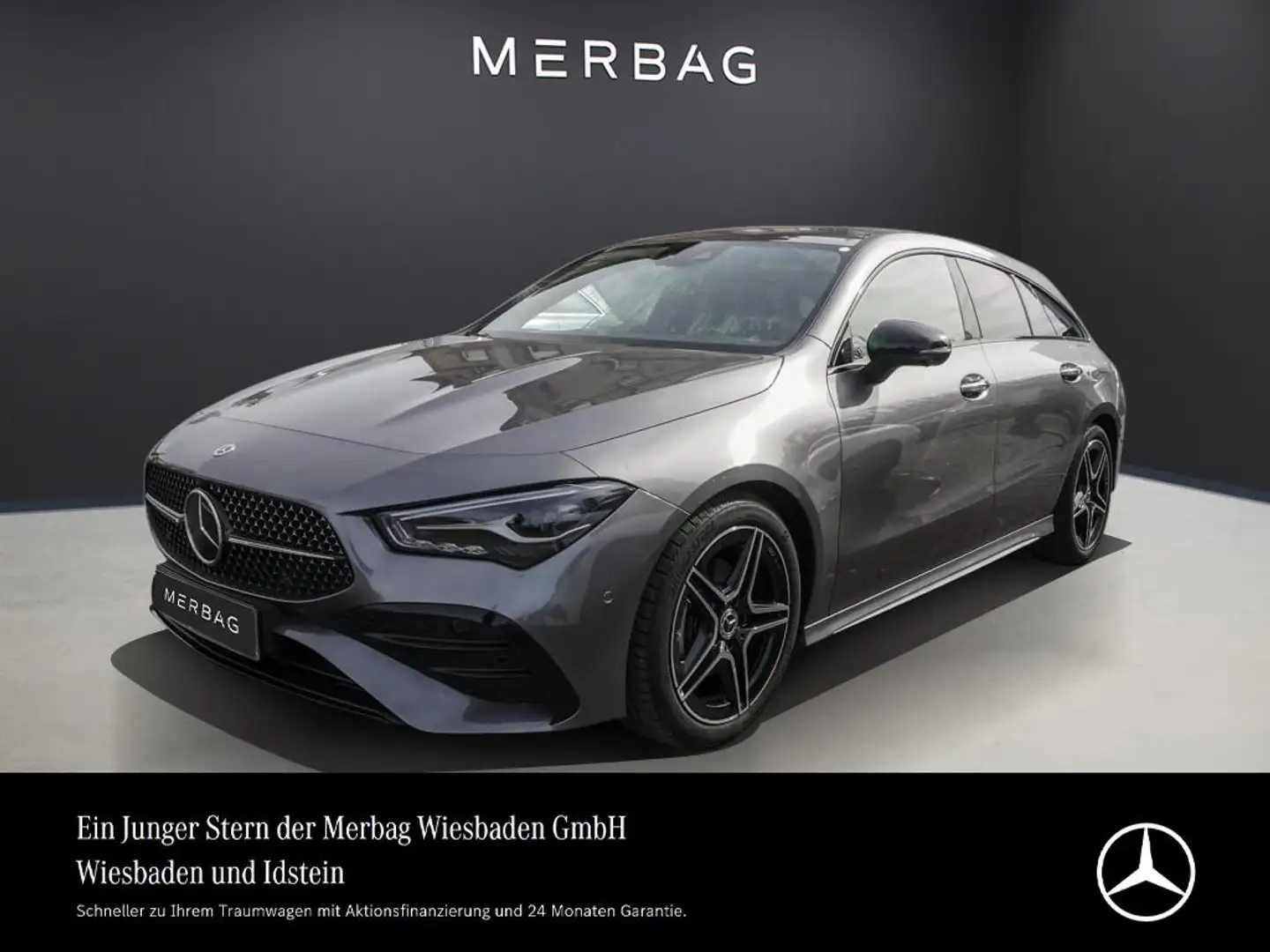 Mercedes-Benz CLA 180 SB AMG-LINE PREMIUM STH. AHK BURMESTER Grigio - 1