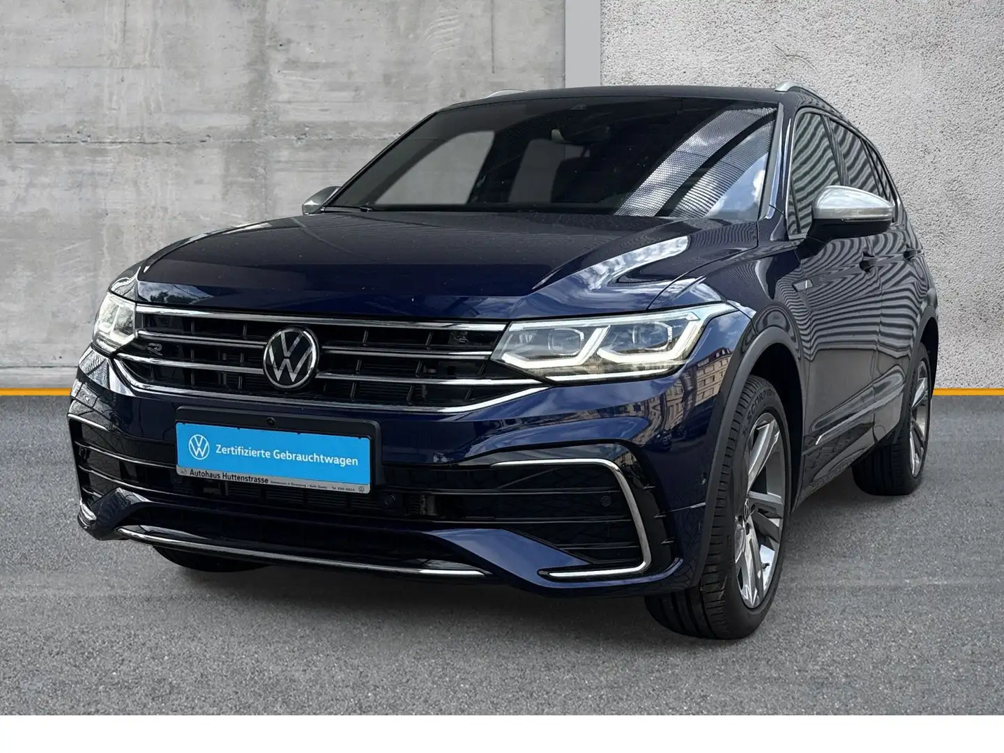 Volkswagen Tiguan Allspace 2.0 TDI DSG 4M R-Line UPE74 LEDER PANO STANDHZG Blau - 2